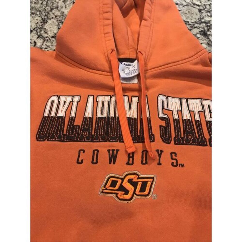 Oklahoma State Cowboys Med Orange Champion‎ Hoodie Hooded Sweatshirt